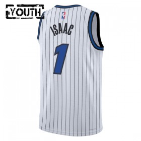 Dres Orlando Magic Jonathan Isaac Nike 2025-26 Association Edition Bijela Swingman - Dječji